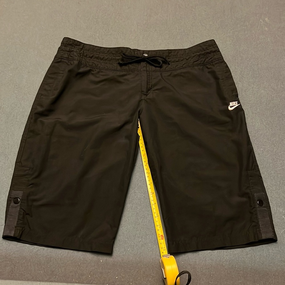 Nike Shorts. Draw String, Snap, & Zipper, 13" Len… - image 1